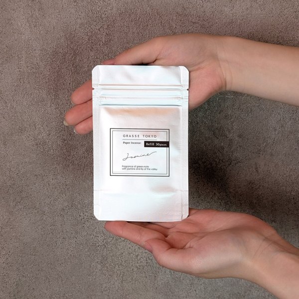 画像3: ペーパーインセンス＜紙のお香＞ リフィル（詰め替え）30枚入り ／ ジャスミン (3)
